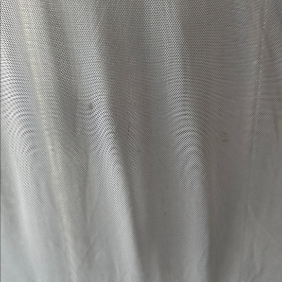 Sheer Blue Bodysuit with White Floral Embroidery - Picture 4 of 4